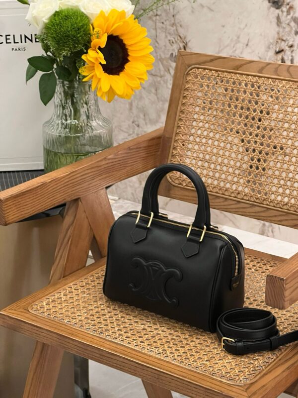 Celine Boston Petit Modele Cuir De Veeau Lisse