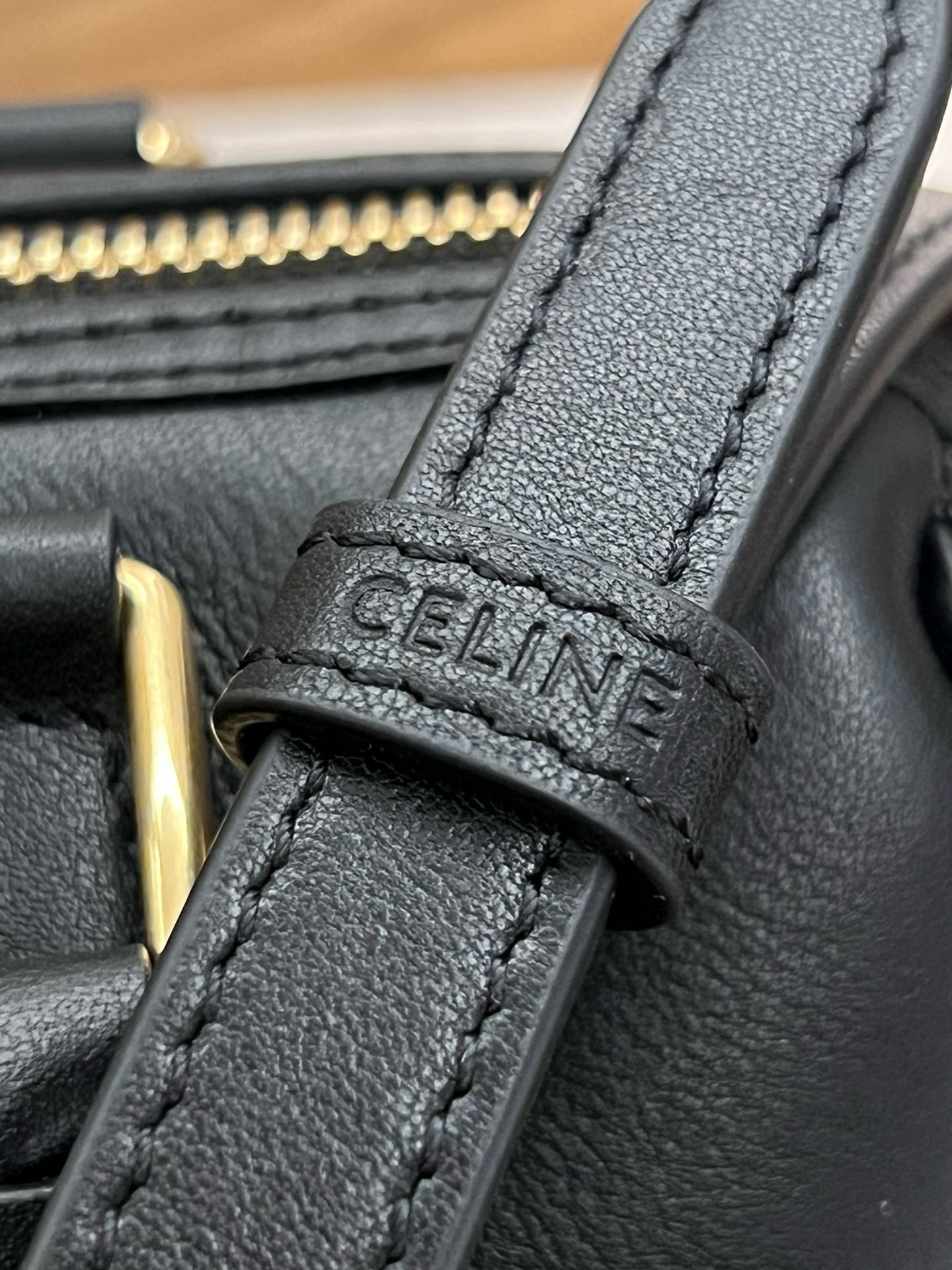 Celine Boston Petit Modele Cuir De Veeau Lisse - Image 8