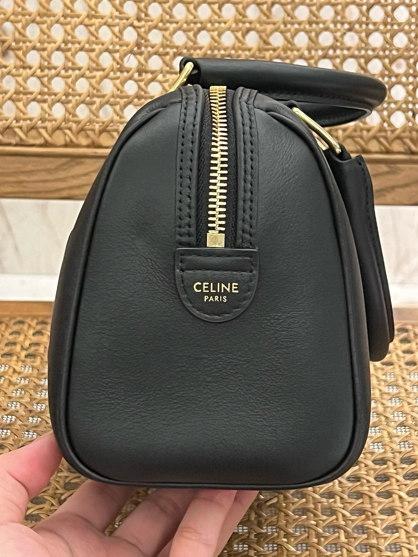 Celine Boston Petit Modele Cuir De Veeau Lisse - Image 4