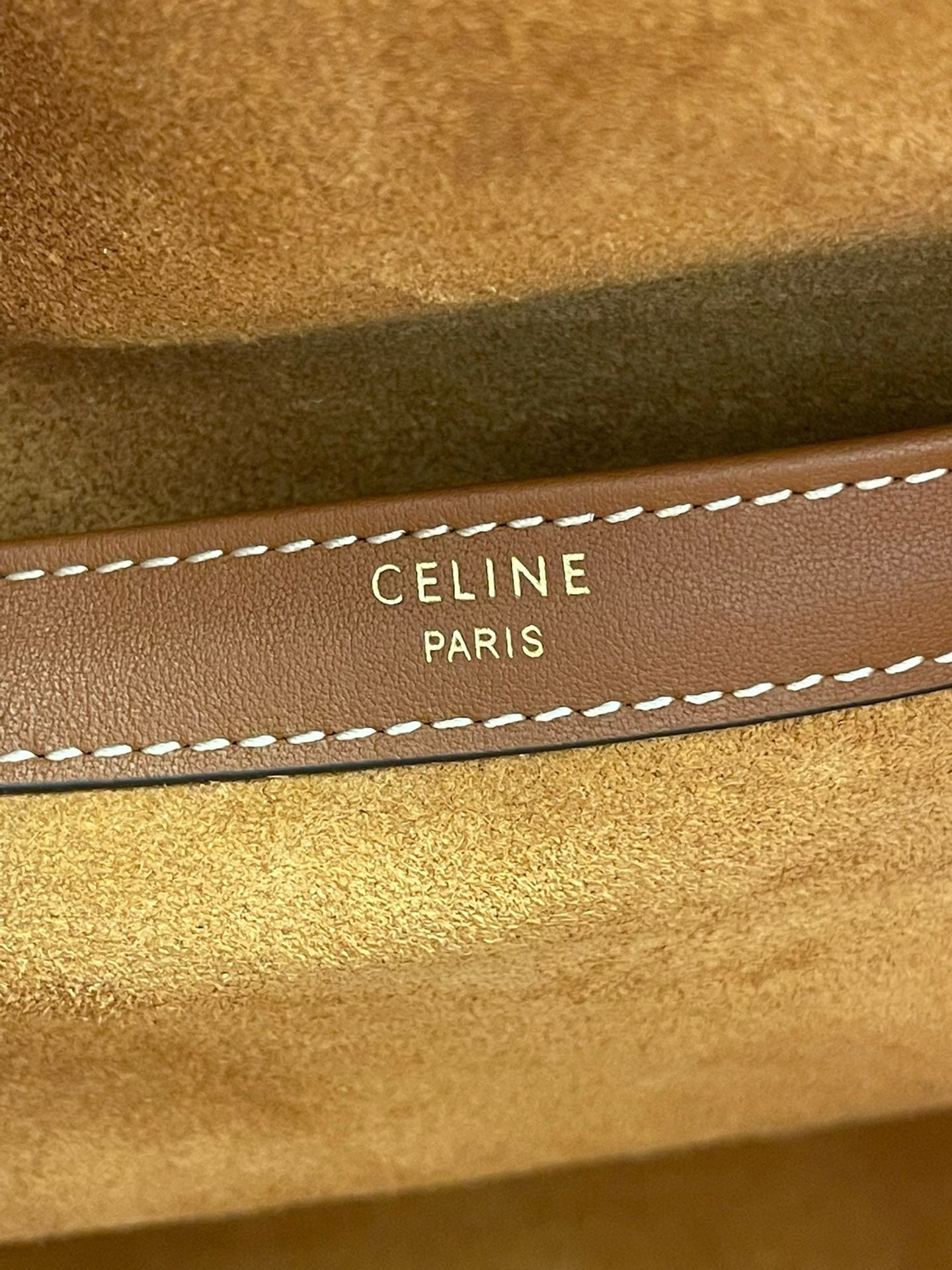 Celine Cabas Drawstring Cuir Triomphe - Image 7