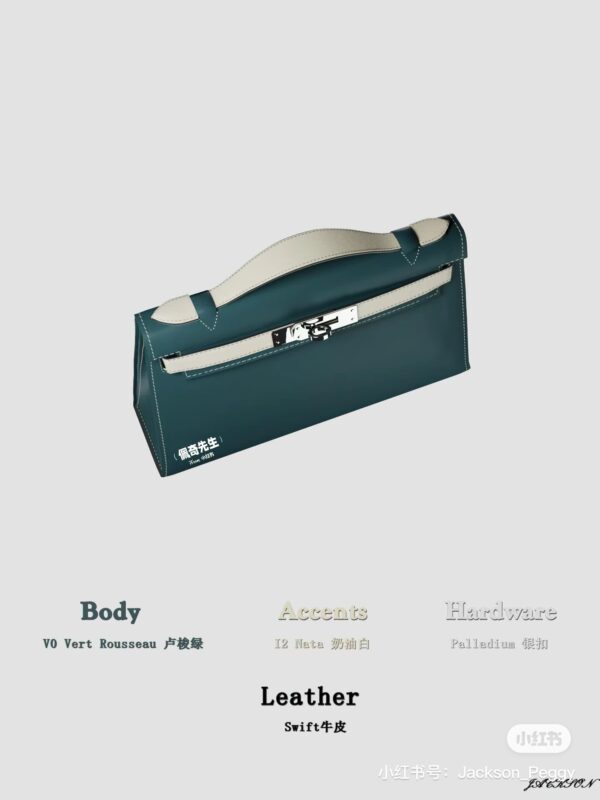 Pochette Vert Rousseau& Nata