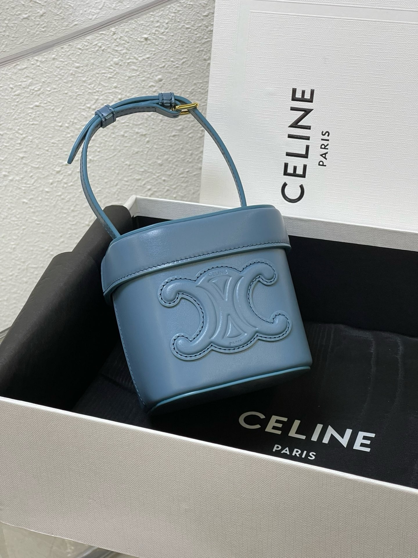Celine Small Cuir Triomphe Box Crossbody Bag
