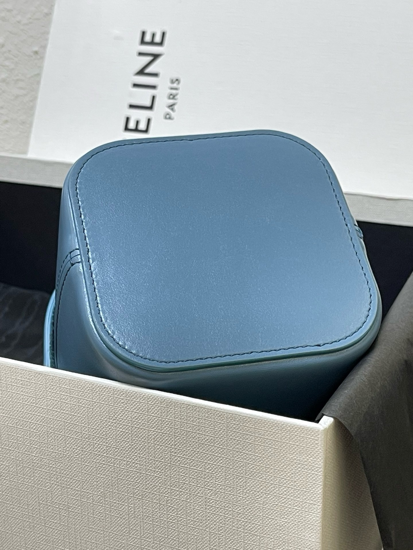 Celine Small Cuir Triomphe Box Crossbody Bag - Image 7