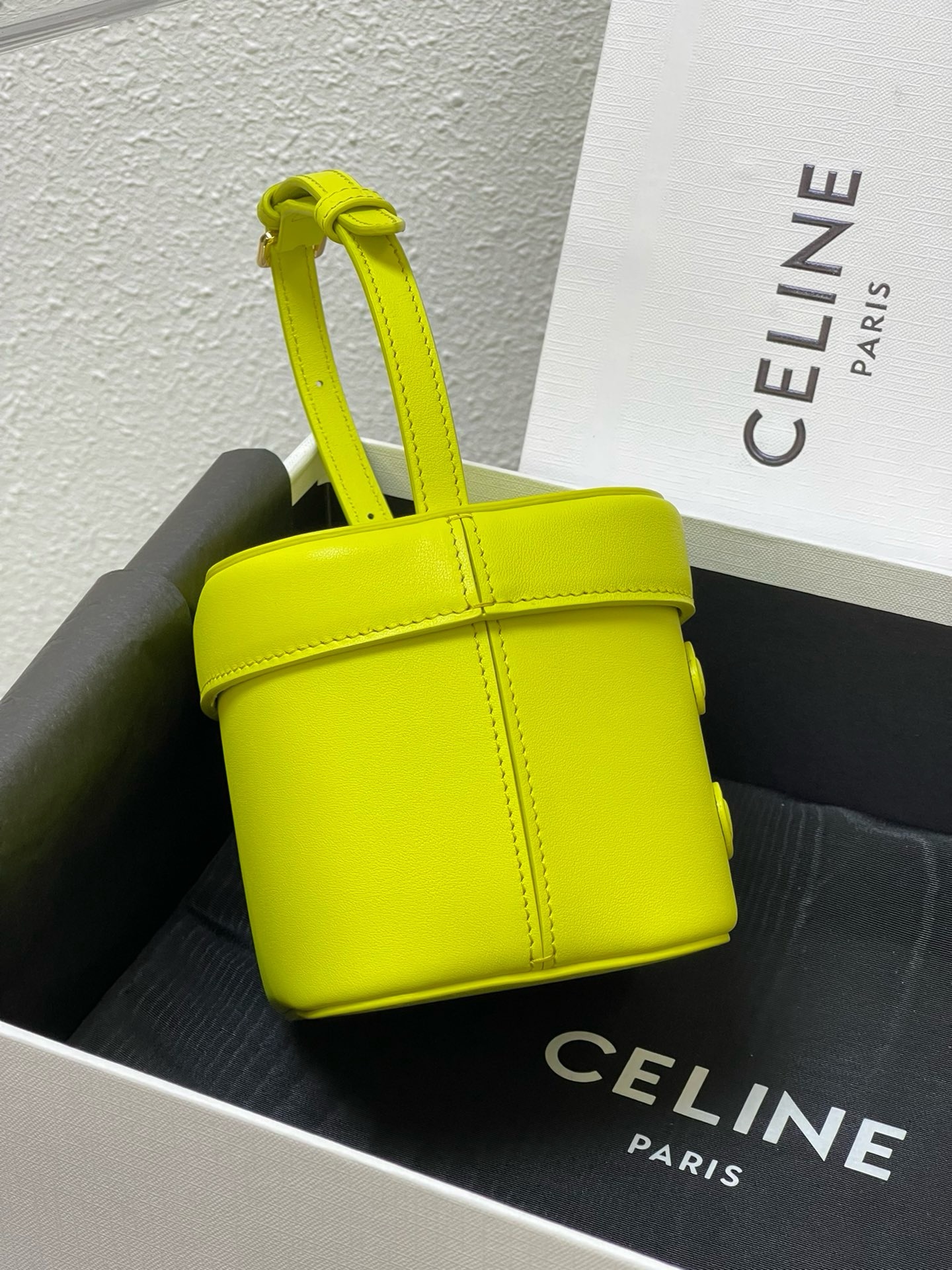Celine Small Cuir Triomphe Box Crossbody Bag - Image 3