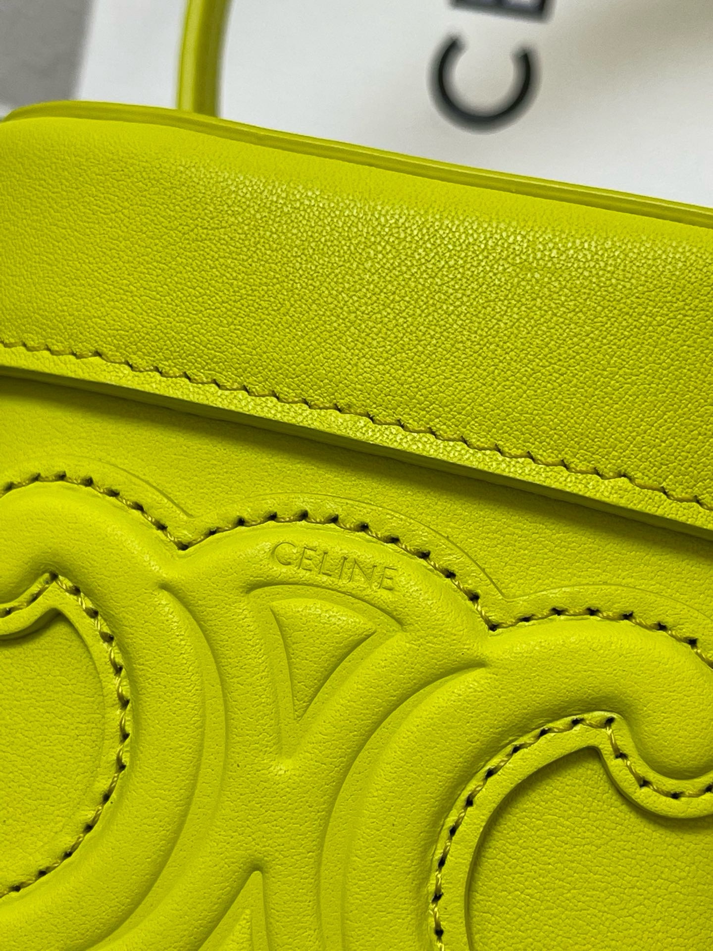 Celine Small Cuir Triomphe Box Crossbody Bag - Image 6