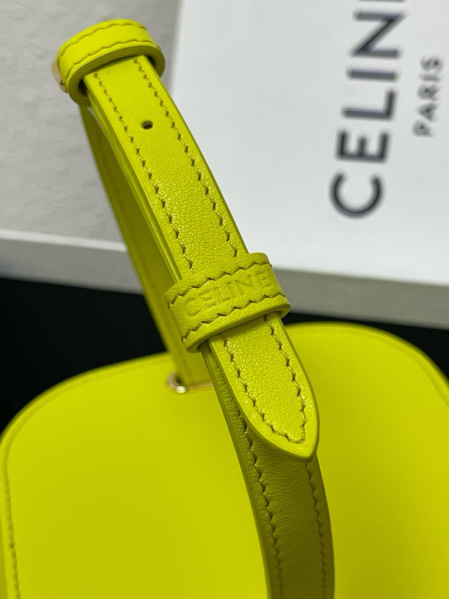 Celine Small Cuir Triomphe Box Crossbody Bag - Image 7