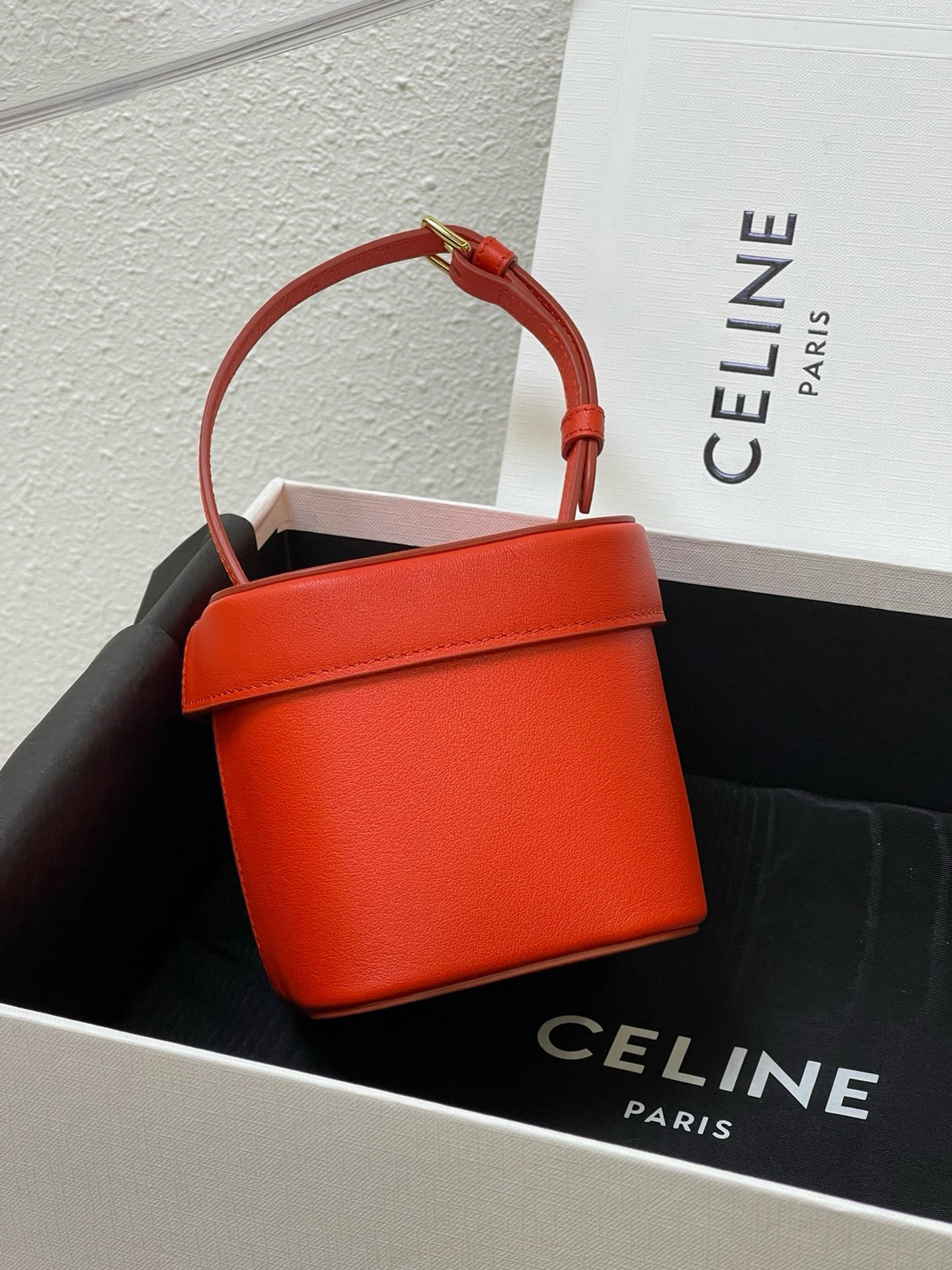 Celine Small Cuir Triomphe Box Crossbody Bag - Image 2