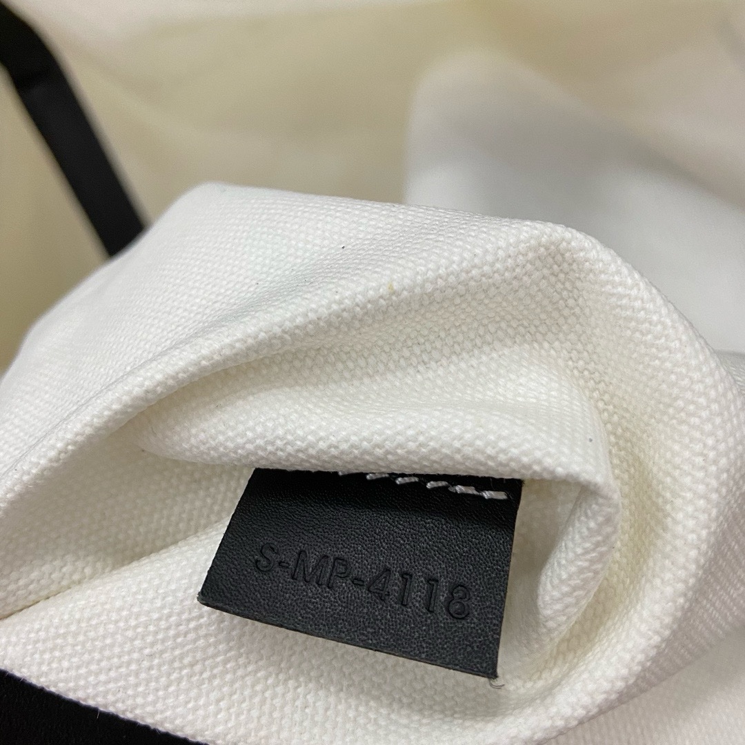 Celine Textured Canvas Bucket Bag - Image 8