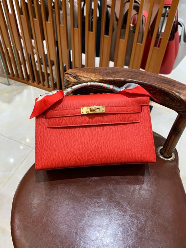 Kelly pochette 22m Epsom Heart Red