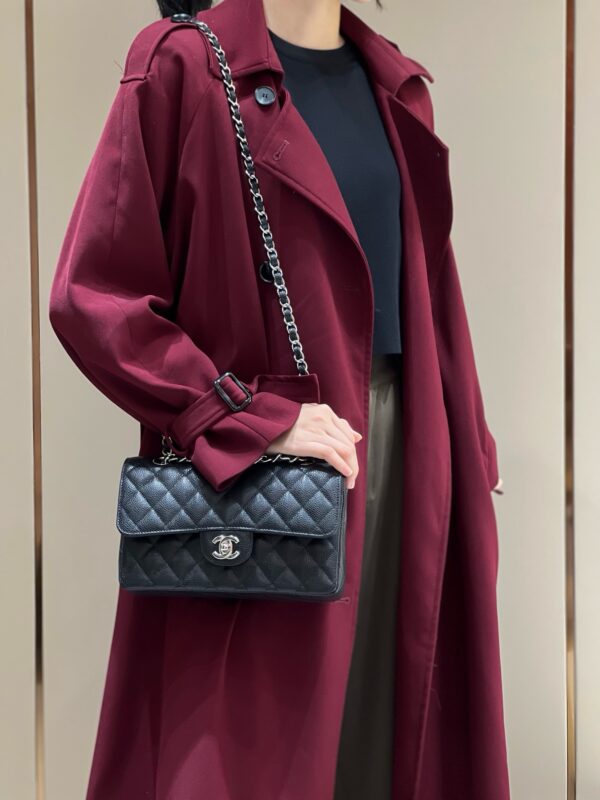 Chanel CF Small 23cm Black Lambskin