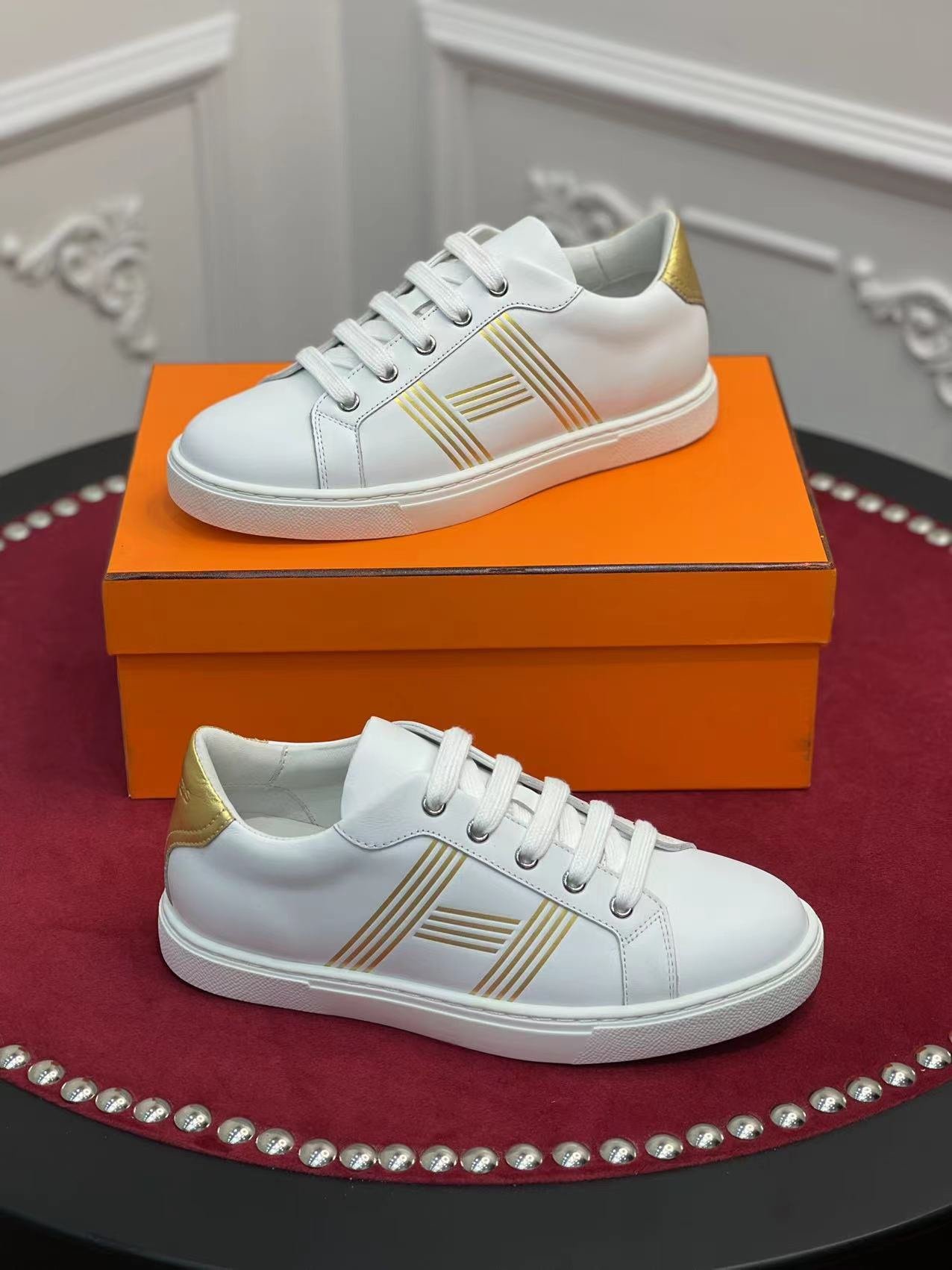 1000021015.jpg Hermes Sneakers - Image 1