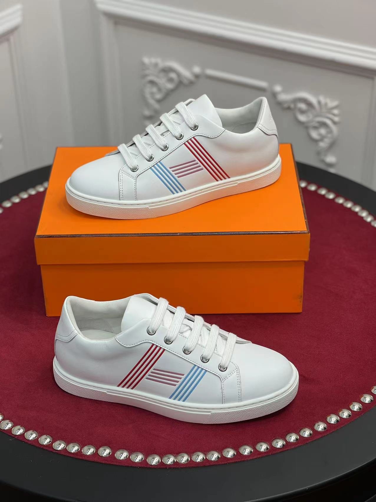 1000021063.jpg Hermes Sneakers - Image 1