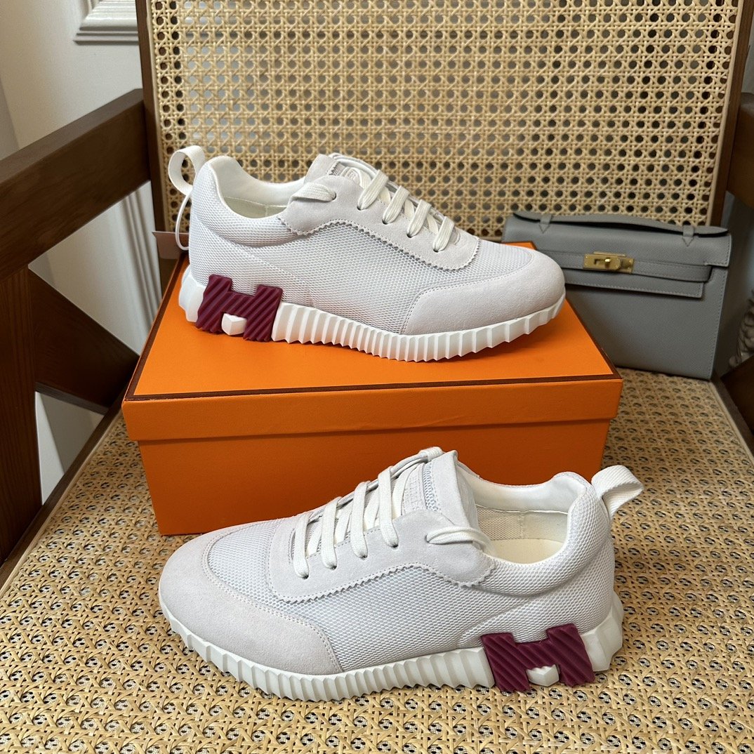 1000021427.jpg Hermes Sneakers - Image 1