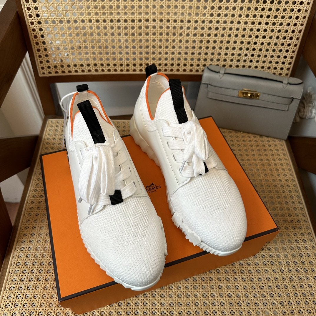 1000021525.jpg Hermes Sneakers - Image 1