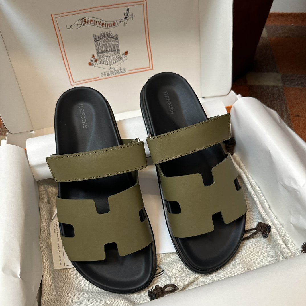 1000022013-1.jpg Hermès Chypre Sandals - Image 1