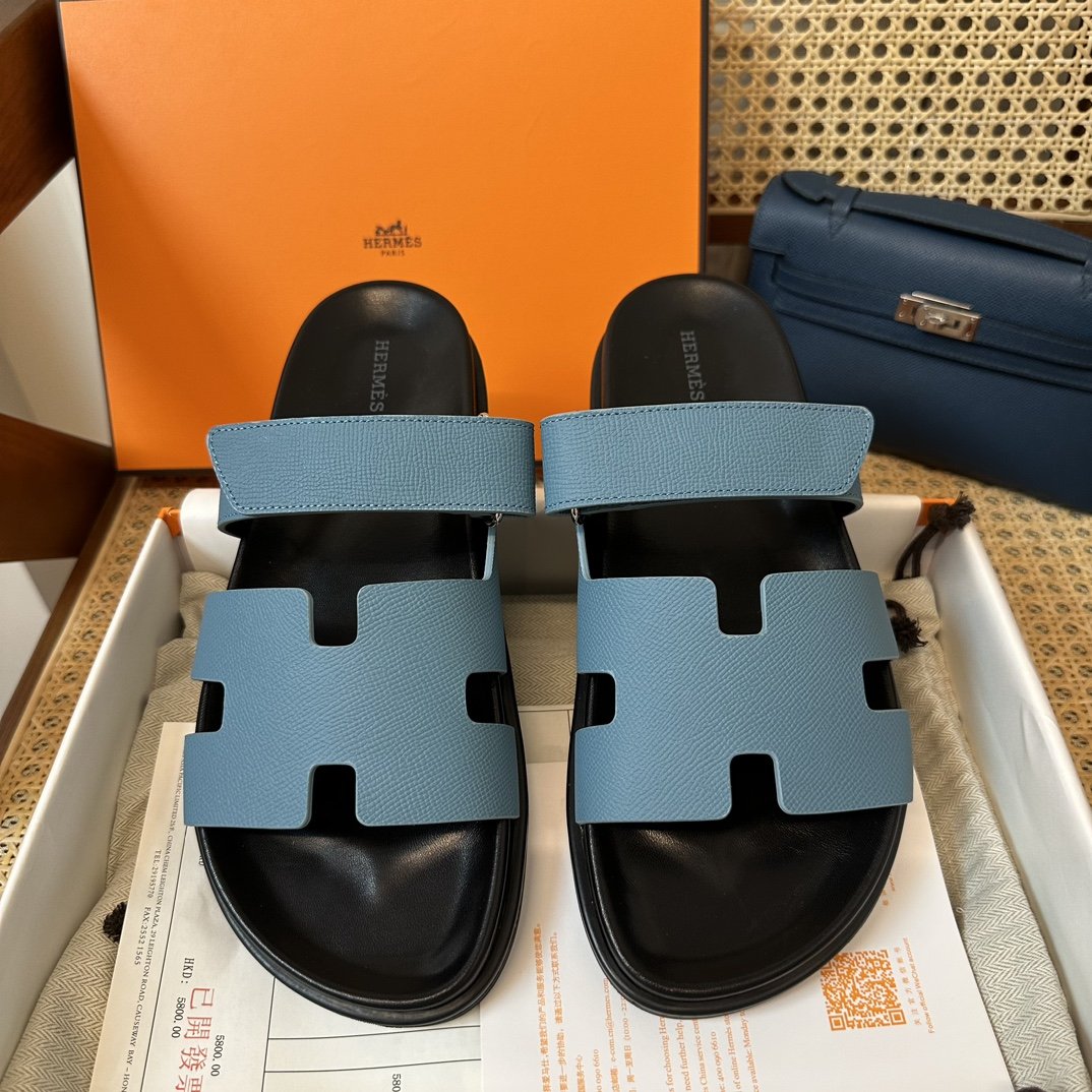 1000022428.jpg Hermès Chypre Sandals - Image 1