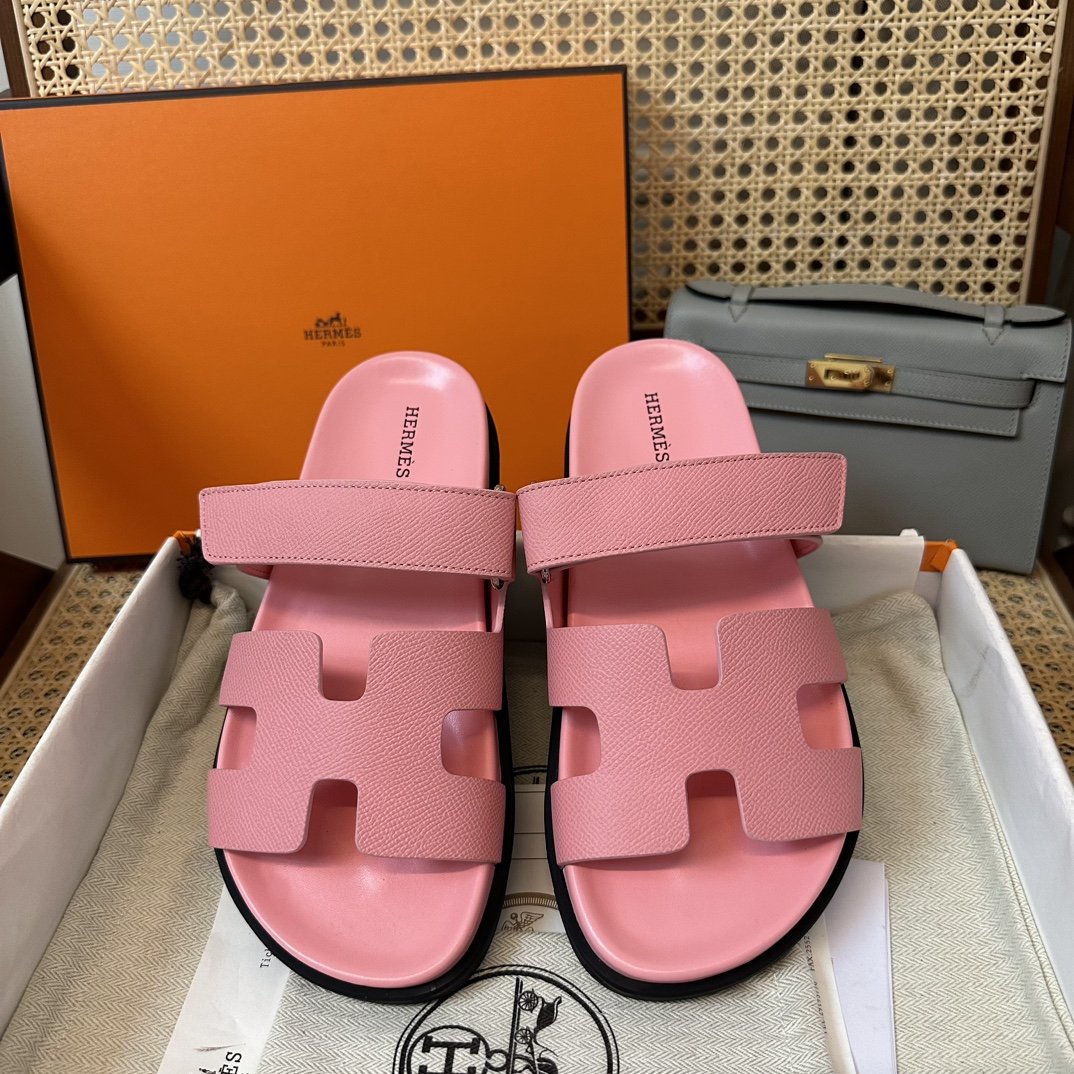 1000023444.jpg Hermès Chypre Sandals - Image 1
