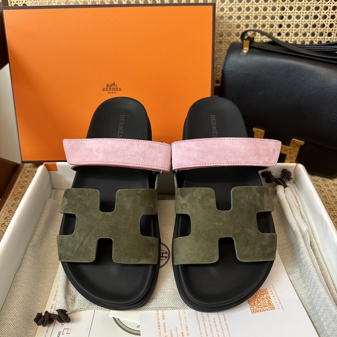 1000023710.jpg Hermès Chypre Sandals - Image 1