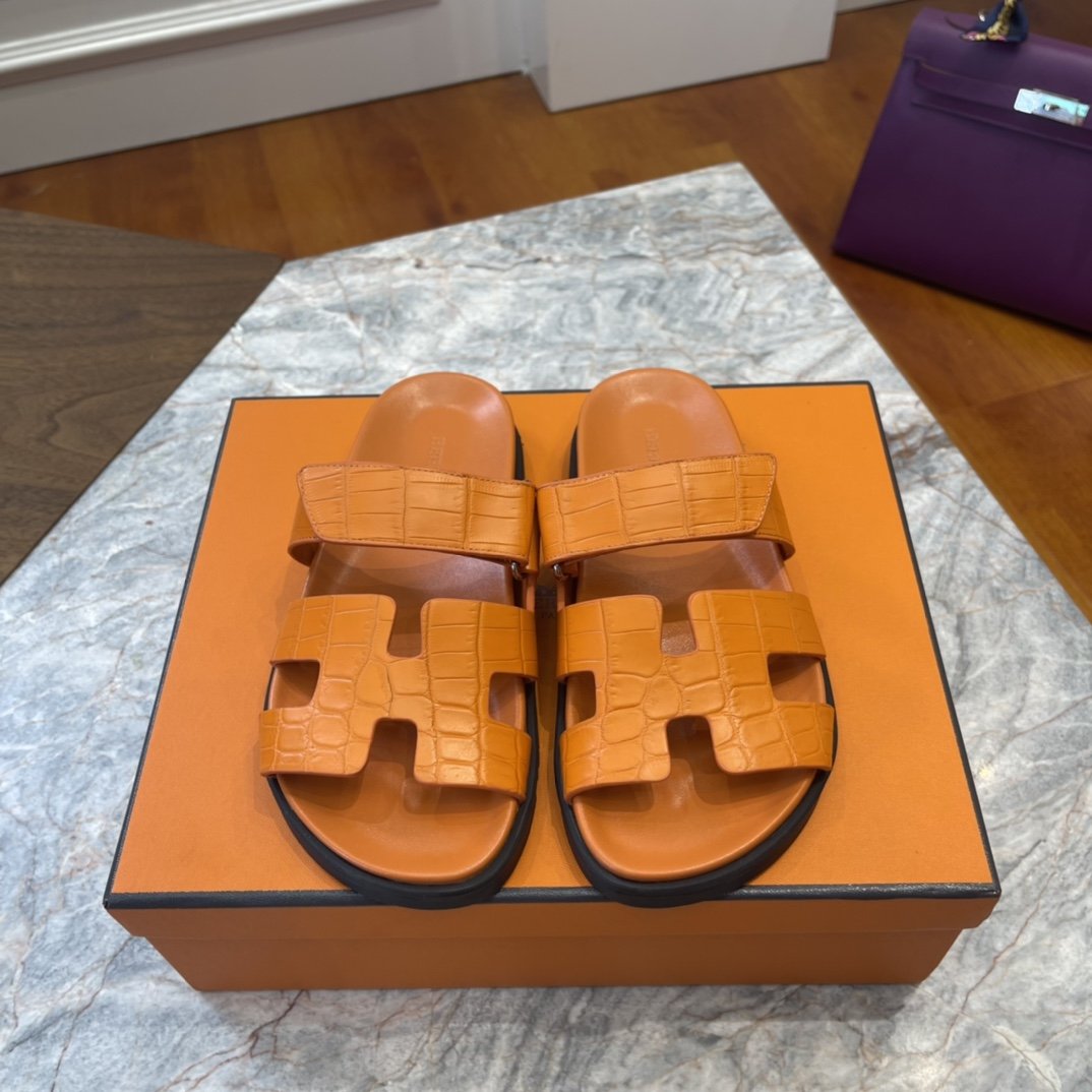 1000023742-1.jpg Hermès Chypre Sandals - Image 1