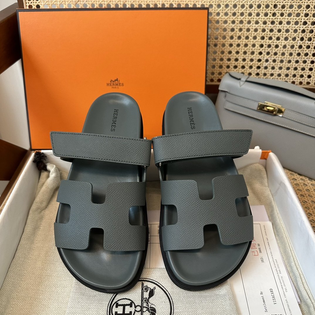 1000023859.jpg Hermès Chypre Sandals - Image 1