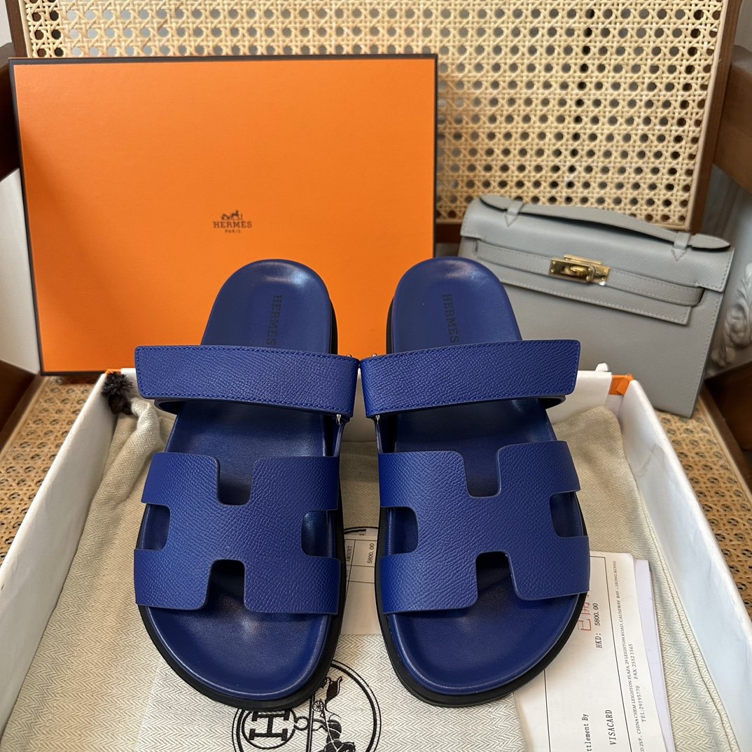 1000023874.jpg Hermès Chypre Sandals - Image 1