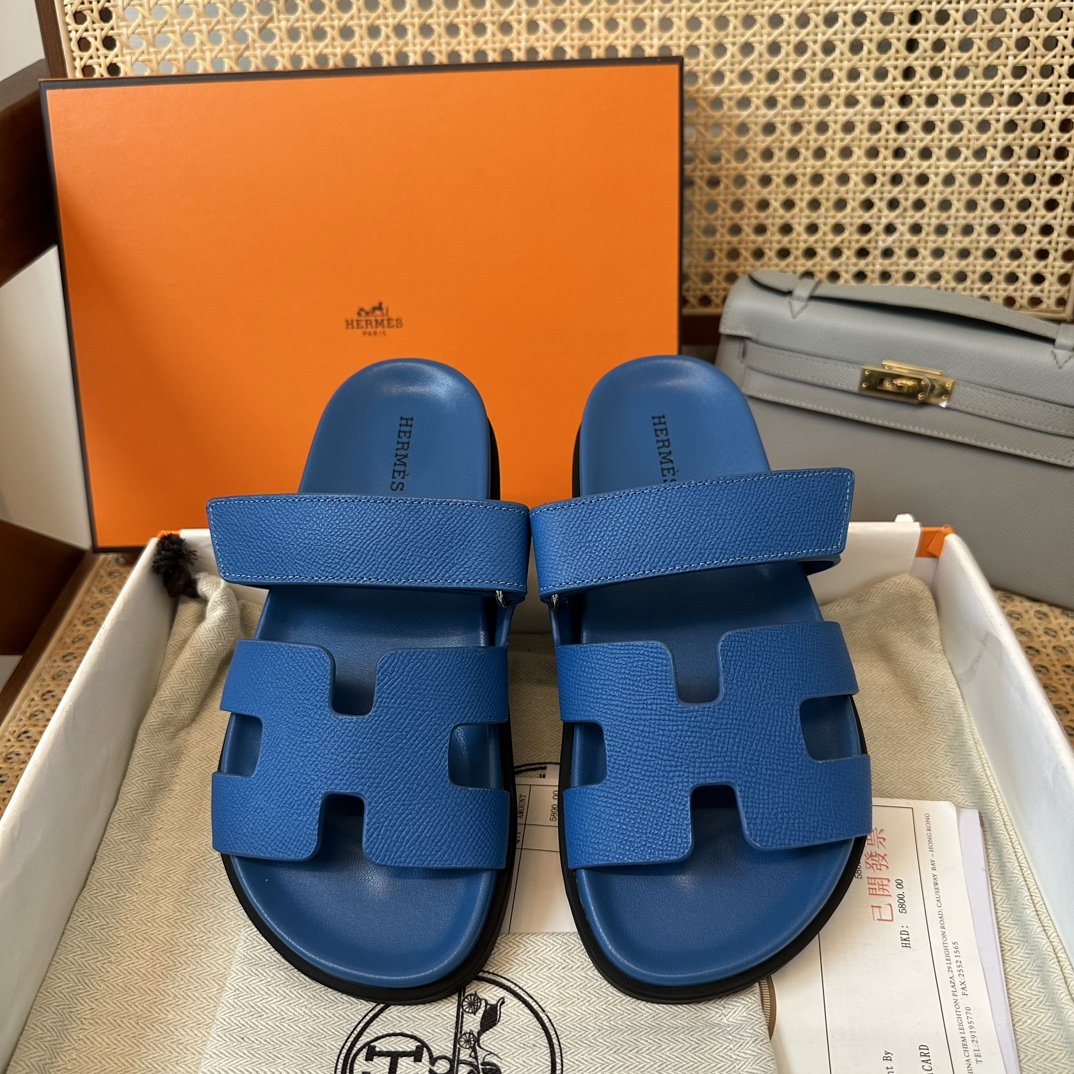 1000023882.jpg Hermès Chypre Sandals - Image 1