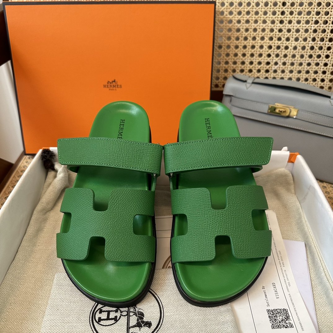 1000023932.jpg Hermès Chypre Sandals - Image 1