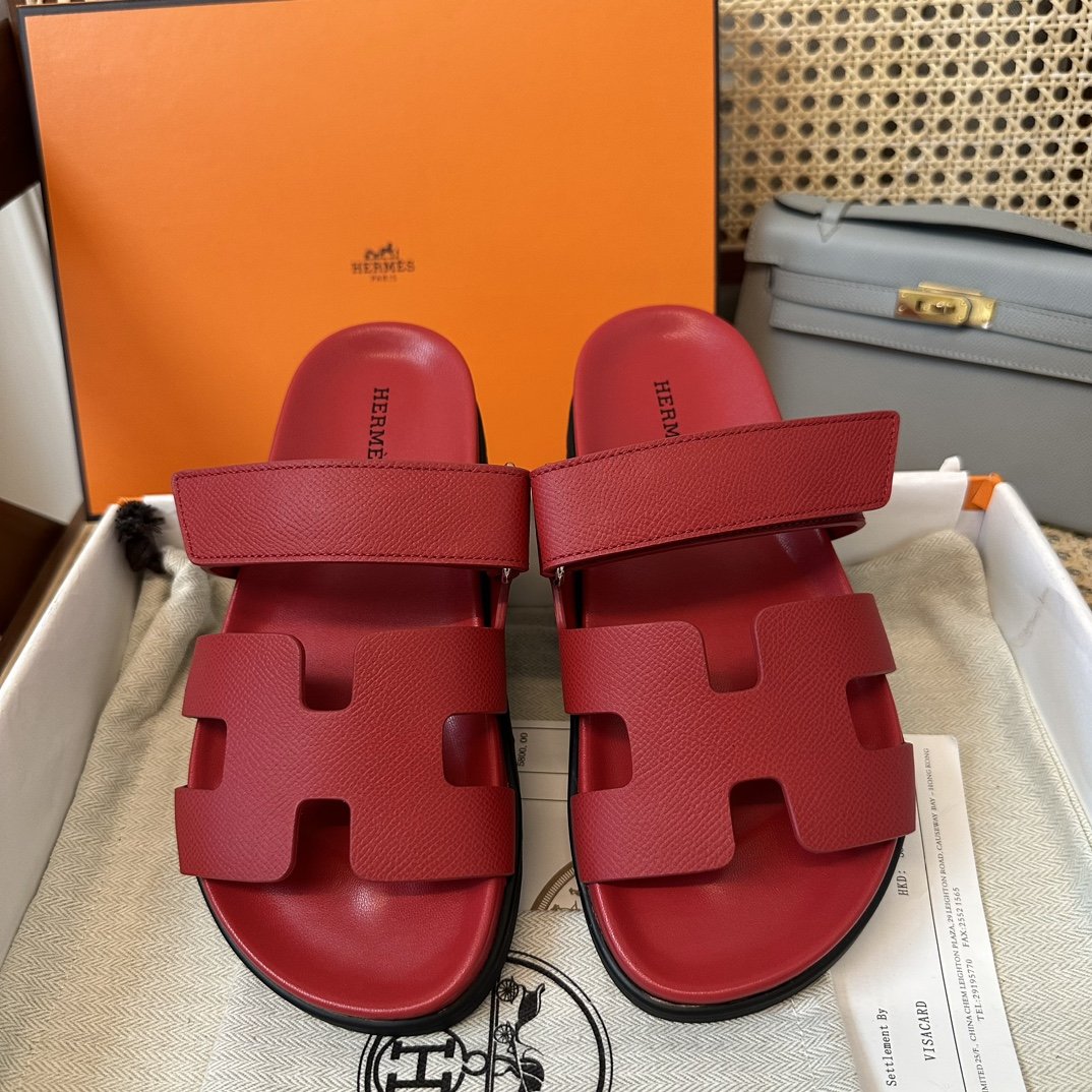 1000023940.jpg Hermès Chypre Sandals - Image 1