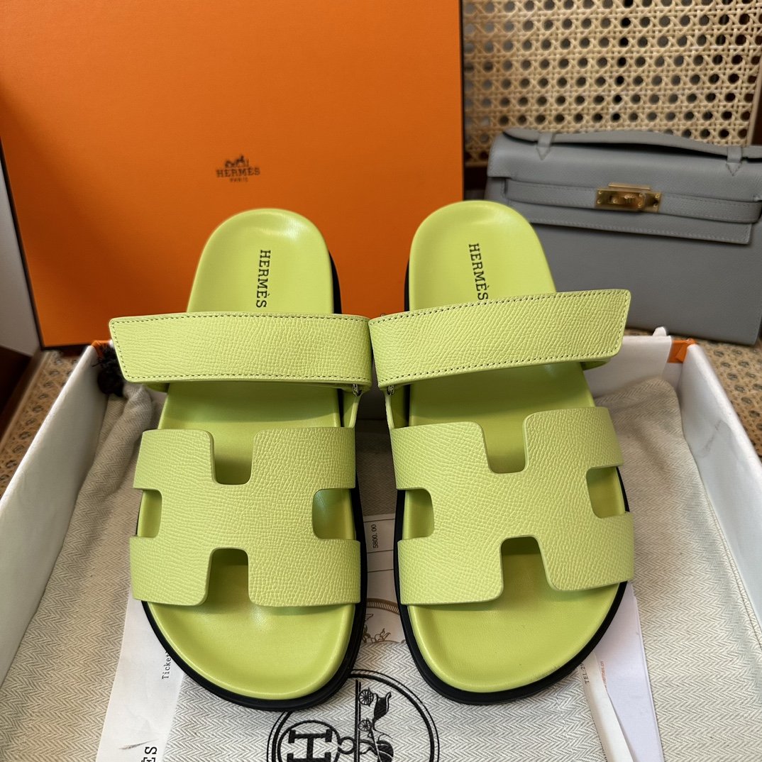 1000023948.jpg Hermès Chypre Sandals - Image 1