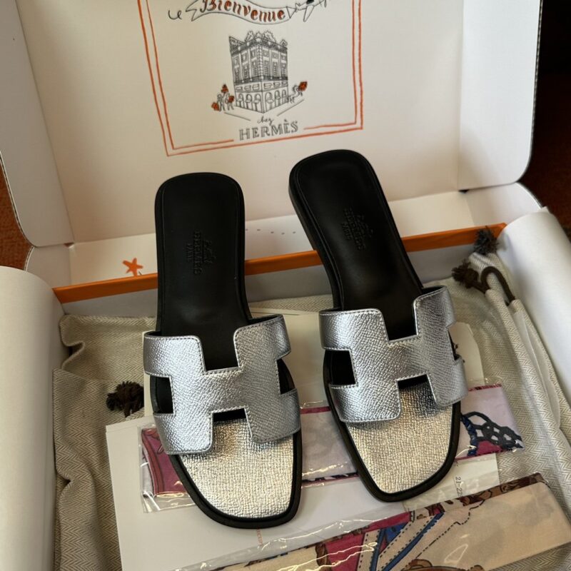 Hermes Oran Sandals Epsom