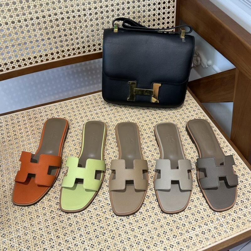 Hermes Oran Sandals Epsom Collection