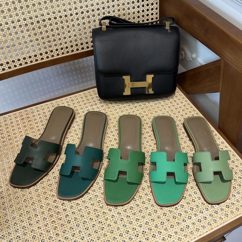 Hermes Oran Sandals Epsom Collection