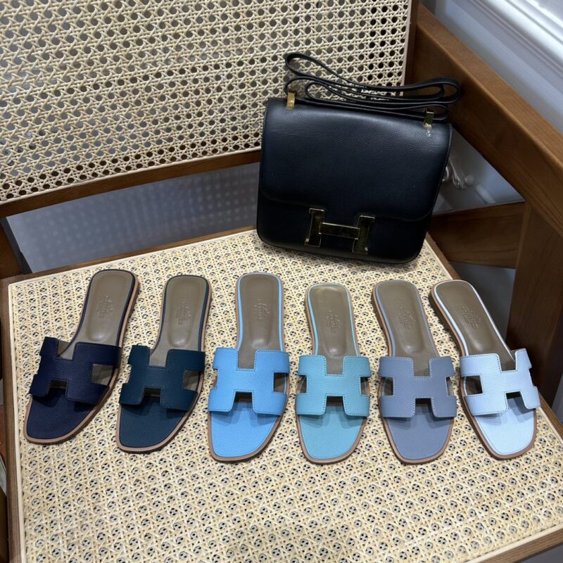 Hermes Oran Sandals Epsom Collection