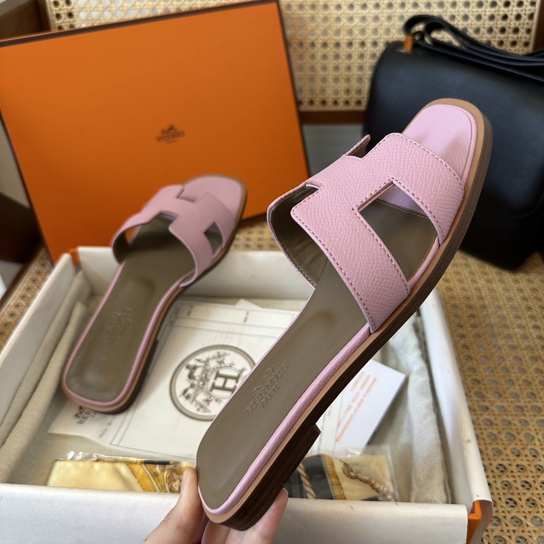 Hermes Oran Sandals Epsom - Image 5