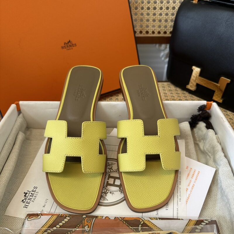 Hermes Oran Sandals Epsom