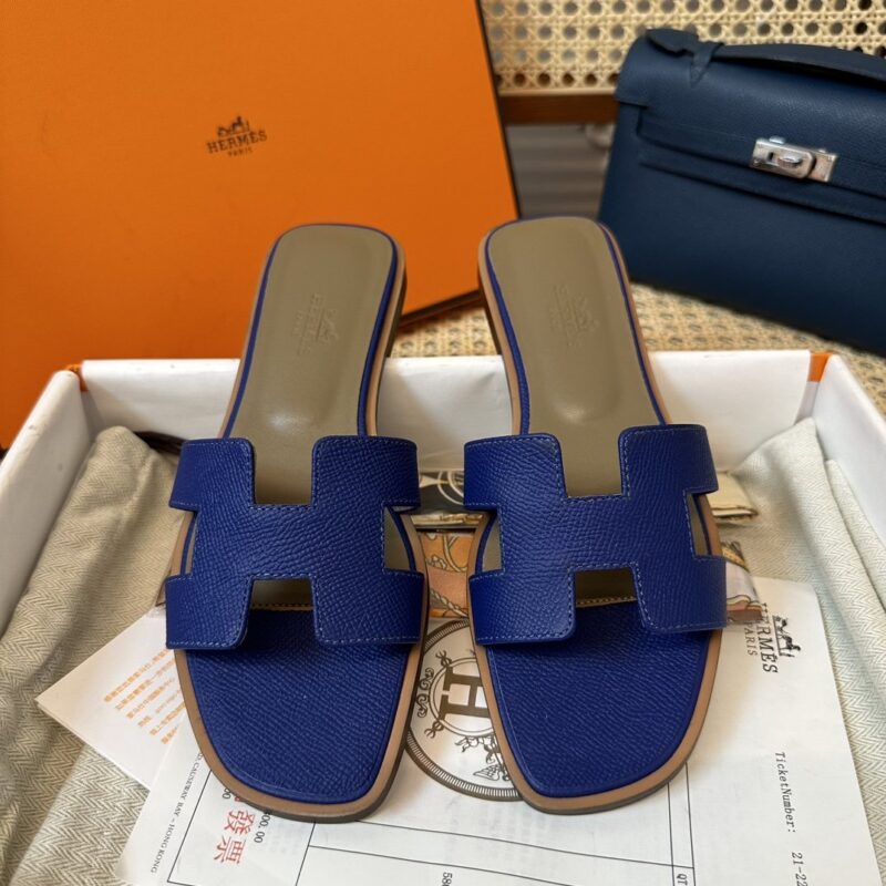 Hermes Oran Sandals Epsom