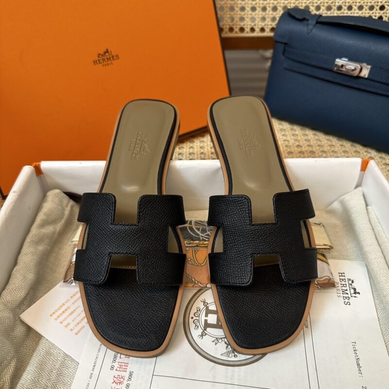 Hermes Oran Sandals Epsom