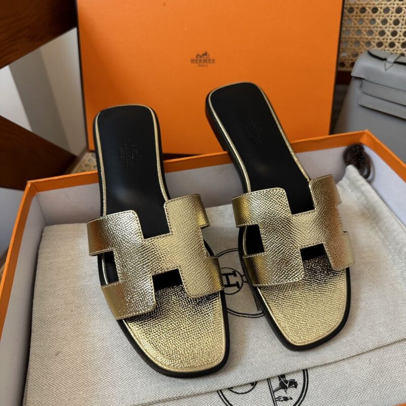 Hermes Oran Sandals Epsom