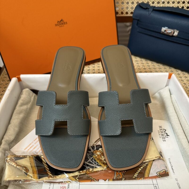 Hermes Oran Sandals Epsom