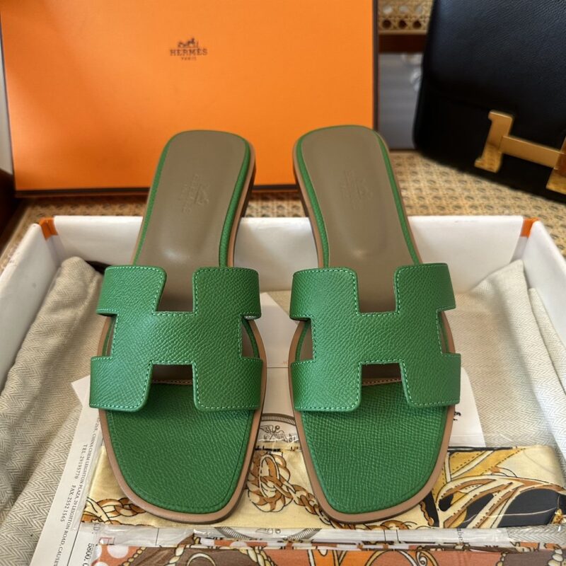 Hermes Oran Sandals Epsom