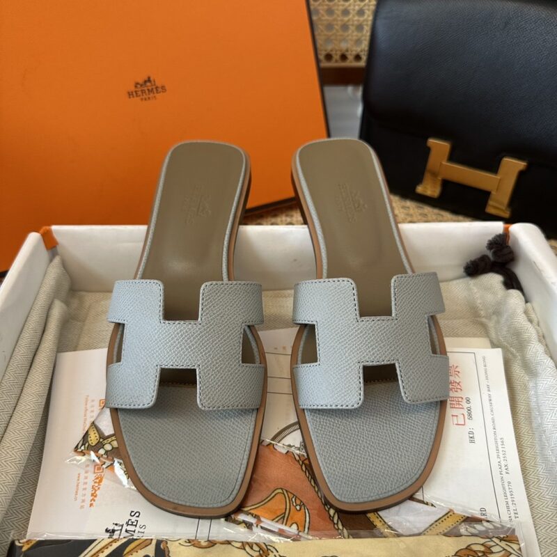 Hermes Oran Sandals Epsom