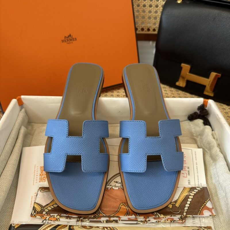 Hermes Oran Sandals Epsom