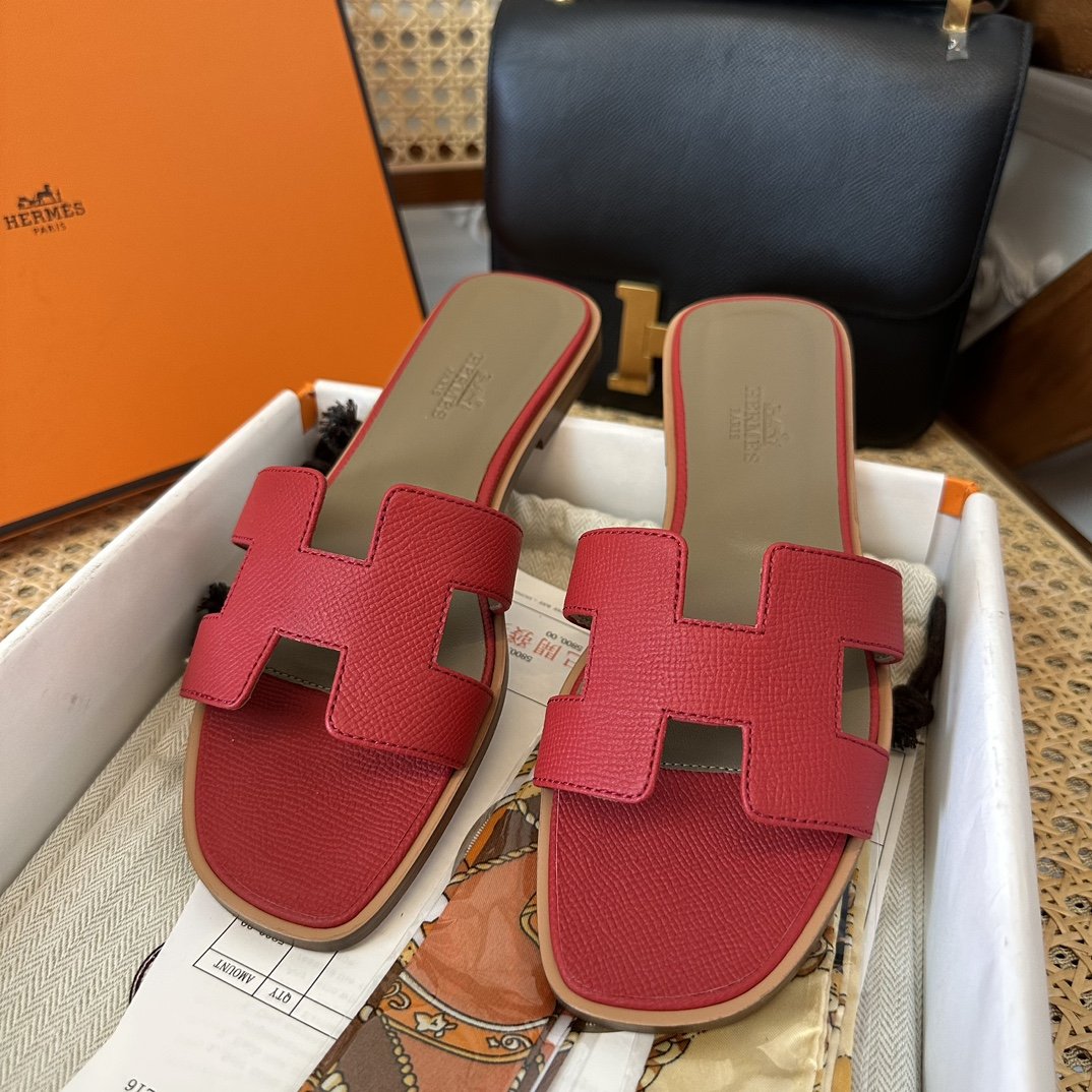 Hermes Oran Sandals Epsom - Image 3