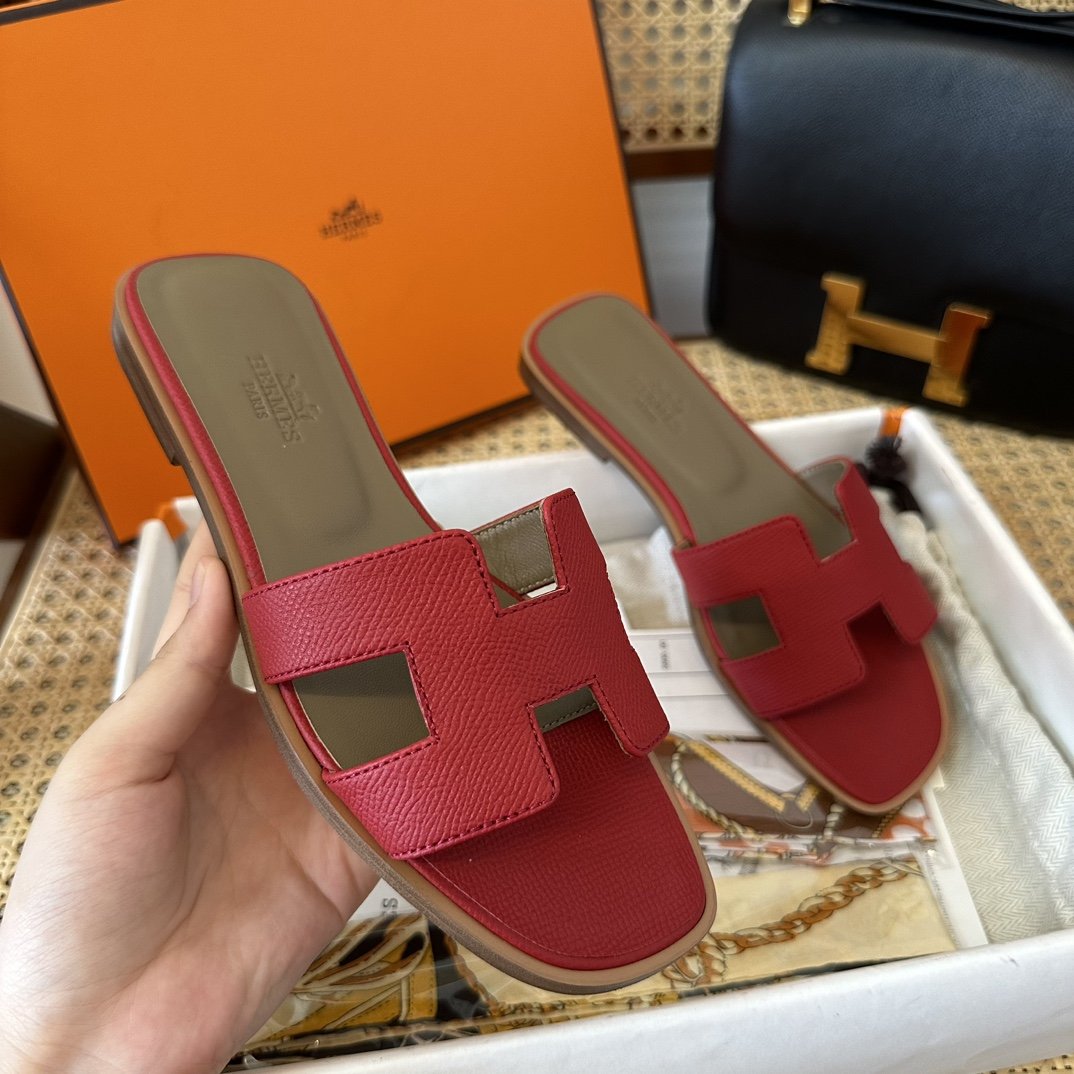 Hermes Oran Sandals Epsom - Image 7