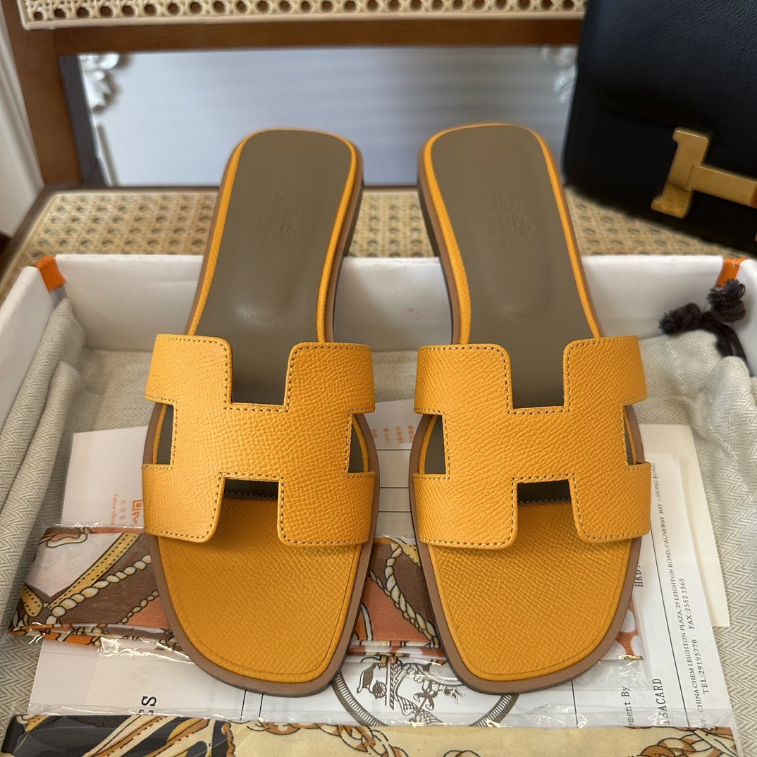 Hermes Oran Sandals Epsom - Image 7