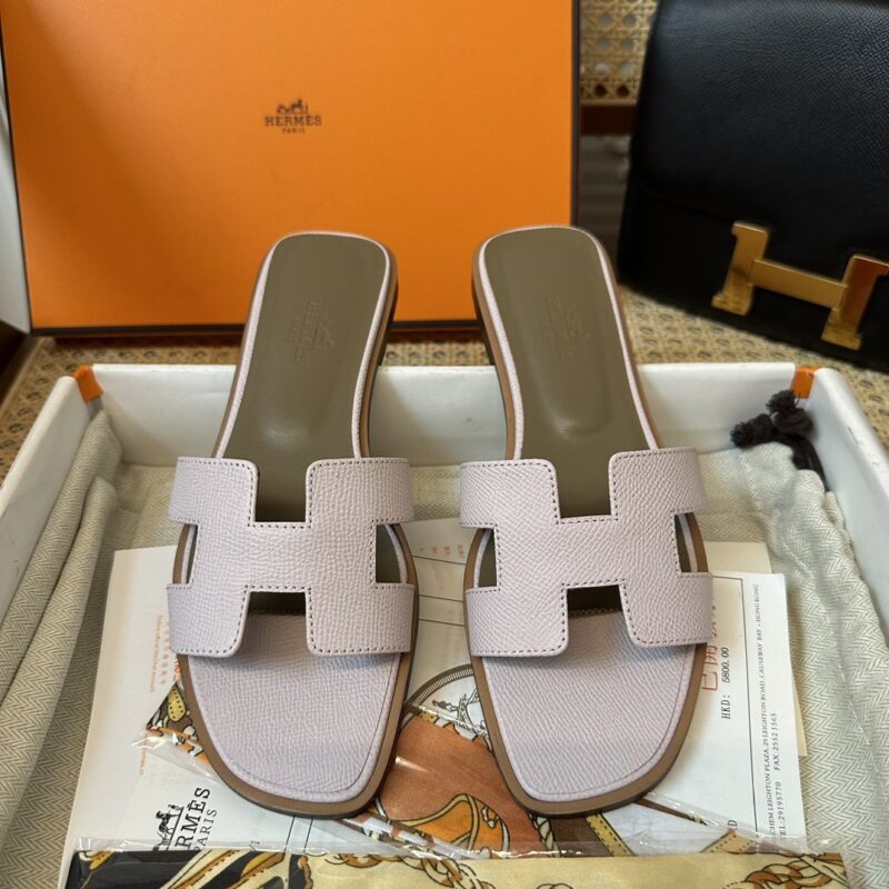 Hermes Oran Sandals Epsom