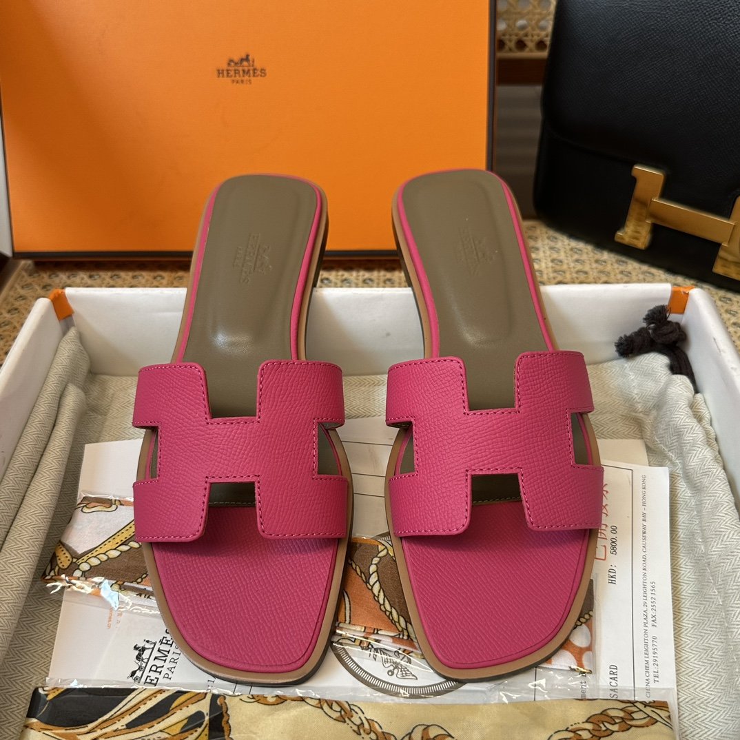 Hermes Oran Sandals Epsom - Image 11
