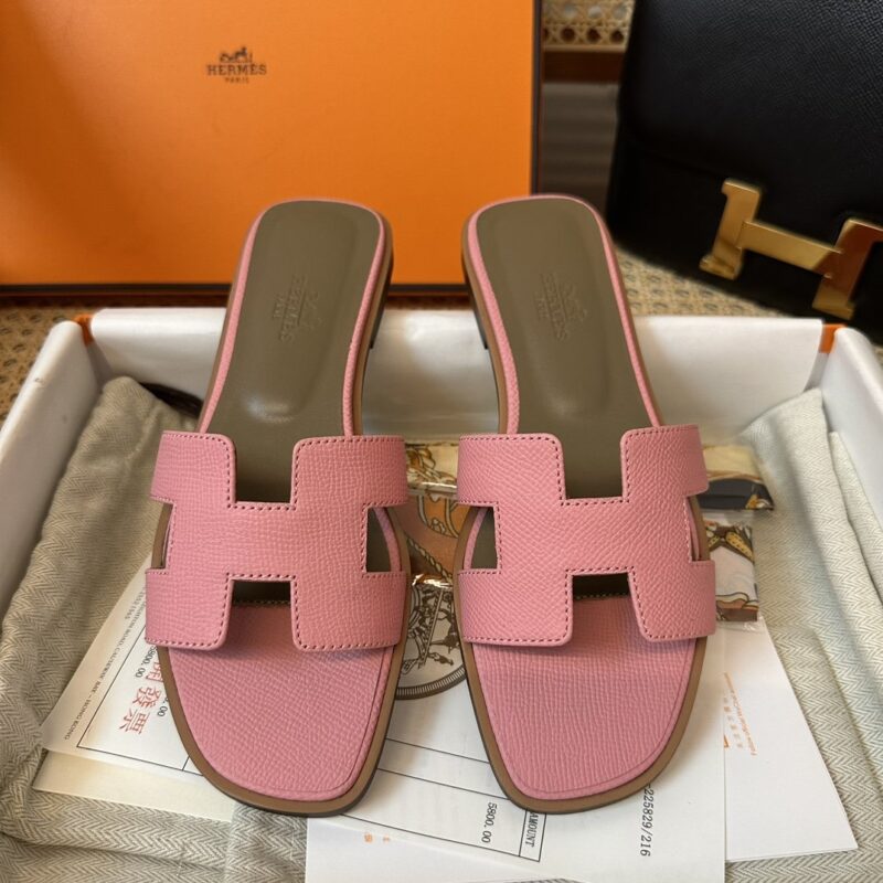 Hermes Oran Sandals Epsom
