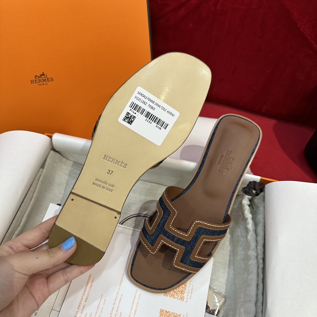 Hermès Sandals Swift Oran - Image 3