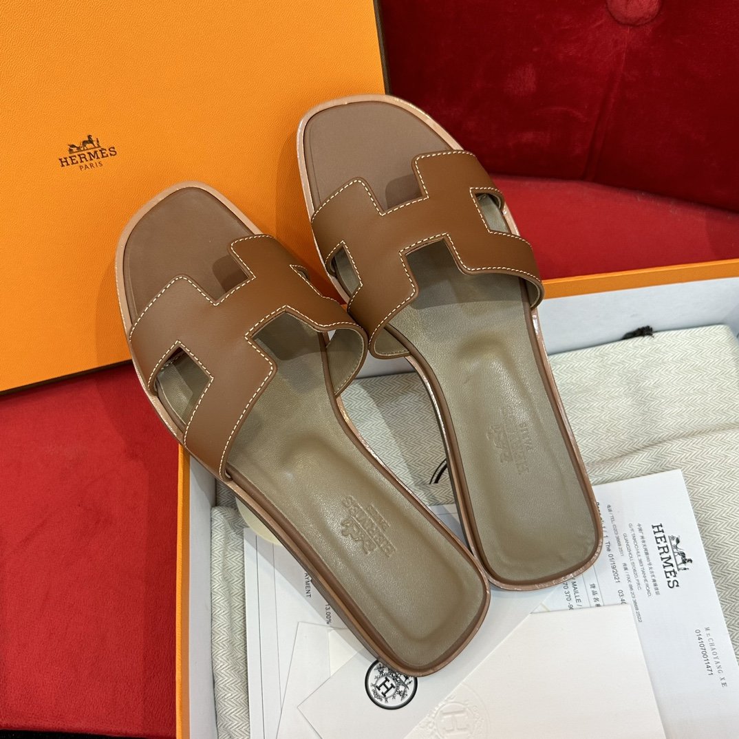 Hermès Sandals Swift Oran - Image 8
